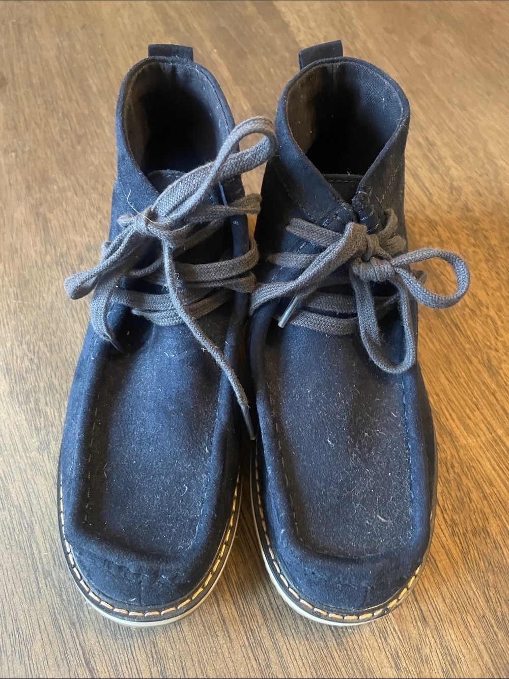 GAP Kids Navy Blue Lace-Up Casual Boots